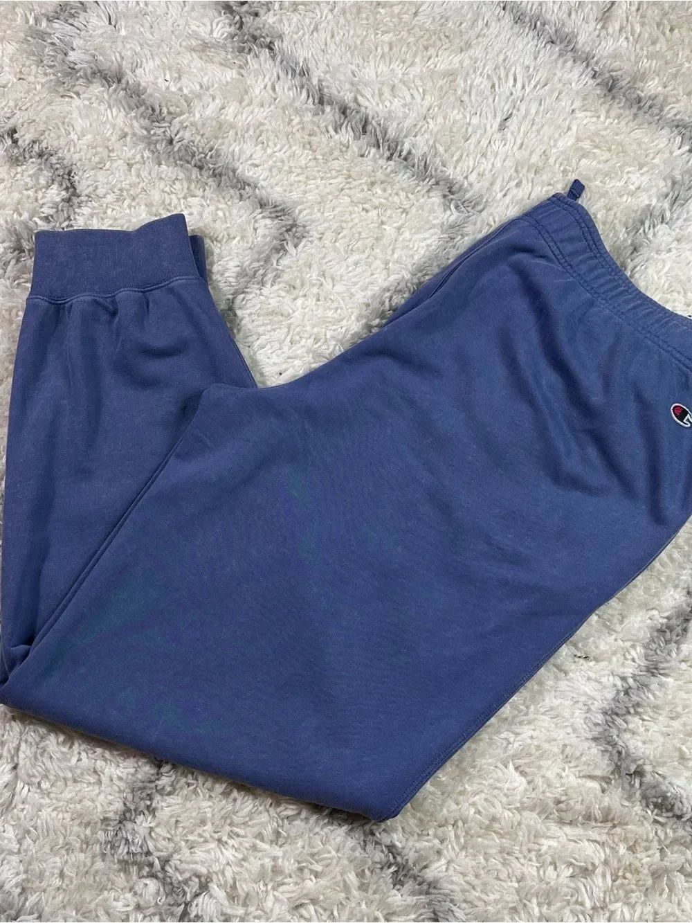 Champion Light Blue Drawstring Sweatpants - Picture 2 of 12